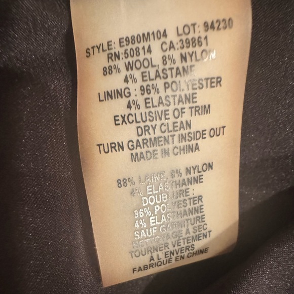 Elie Tahari wool jacket - size 6 - Picture 8 of 14